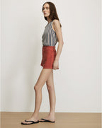 Veronica Beard Elijah Denim Short - Rust