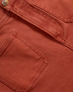 Veronica Beard Elijah Denim Short - Rust