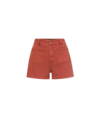 Veronica Beard Elijah Denim Short - Rust