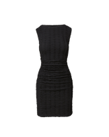 Veronica Beard Black sleeveless textured mini dress