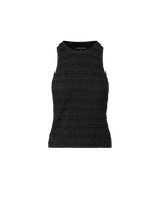 Veronica Beard Jordyn Cropped tank Top - Black