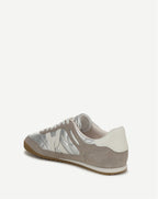 Veronica Beard Natalia Suede Sneaker - Silver/Grey
