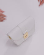 Veronica Beard Small Crest Lock Trap Bag