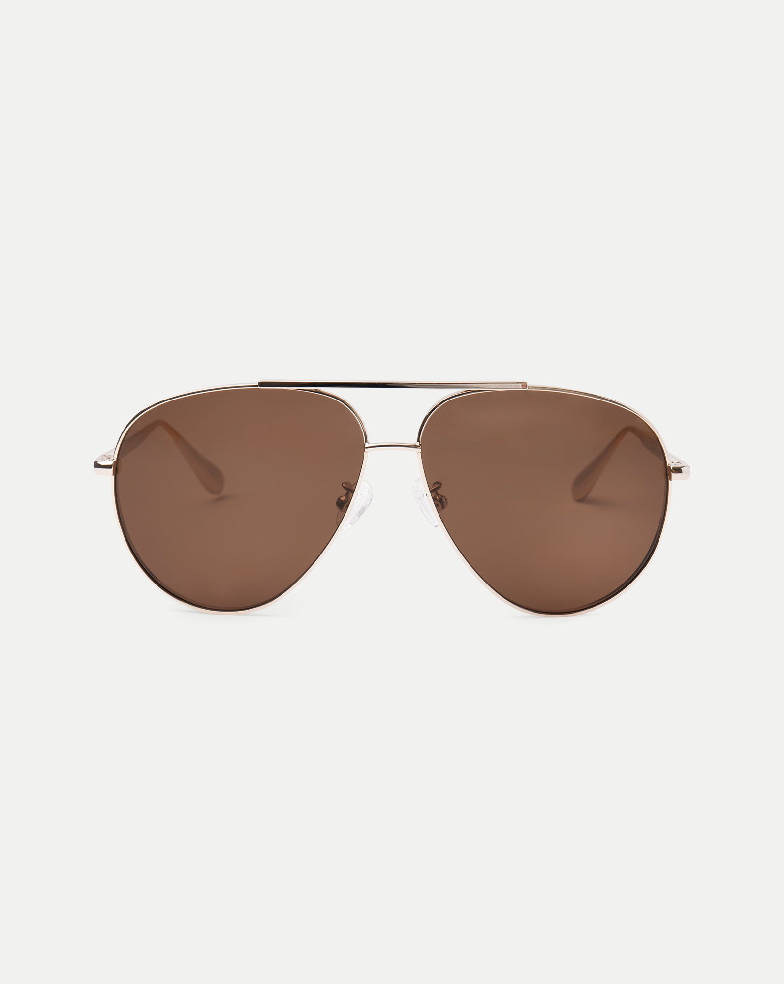Veronica Beard The Flare Aviator Sunglasses - Dark Brown