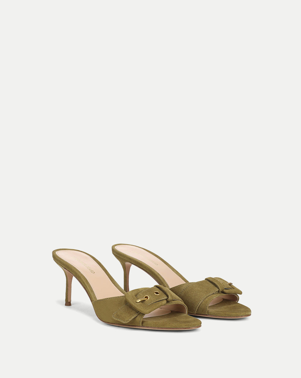Veronica Beard Tia Buckle Sandal - Fennel Green