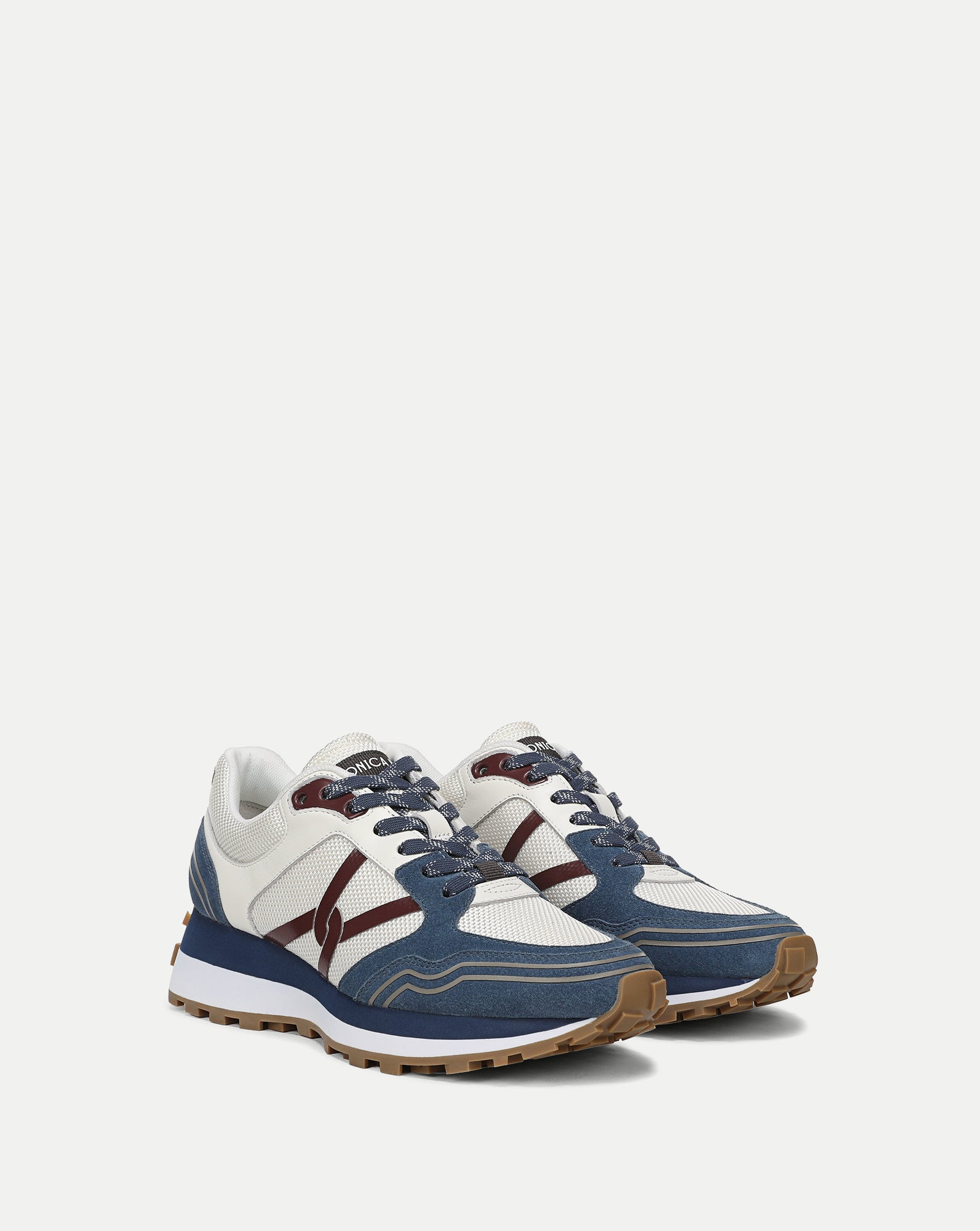 Veronica Beard Valentina Sport Sneaker - OCean/Pinot Noir
