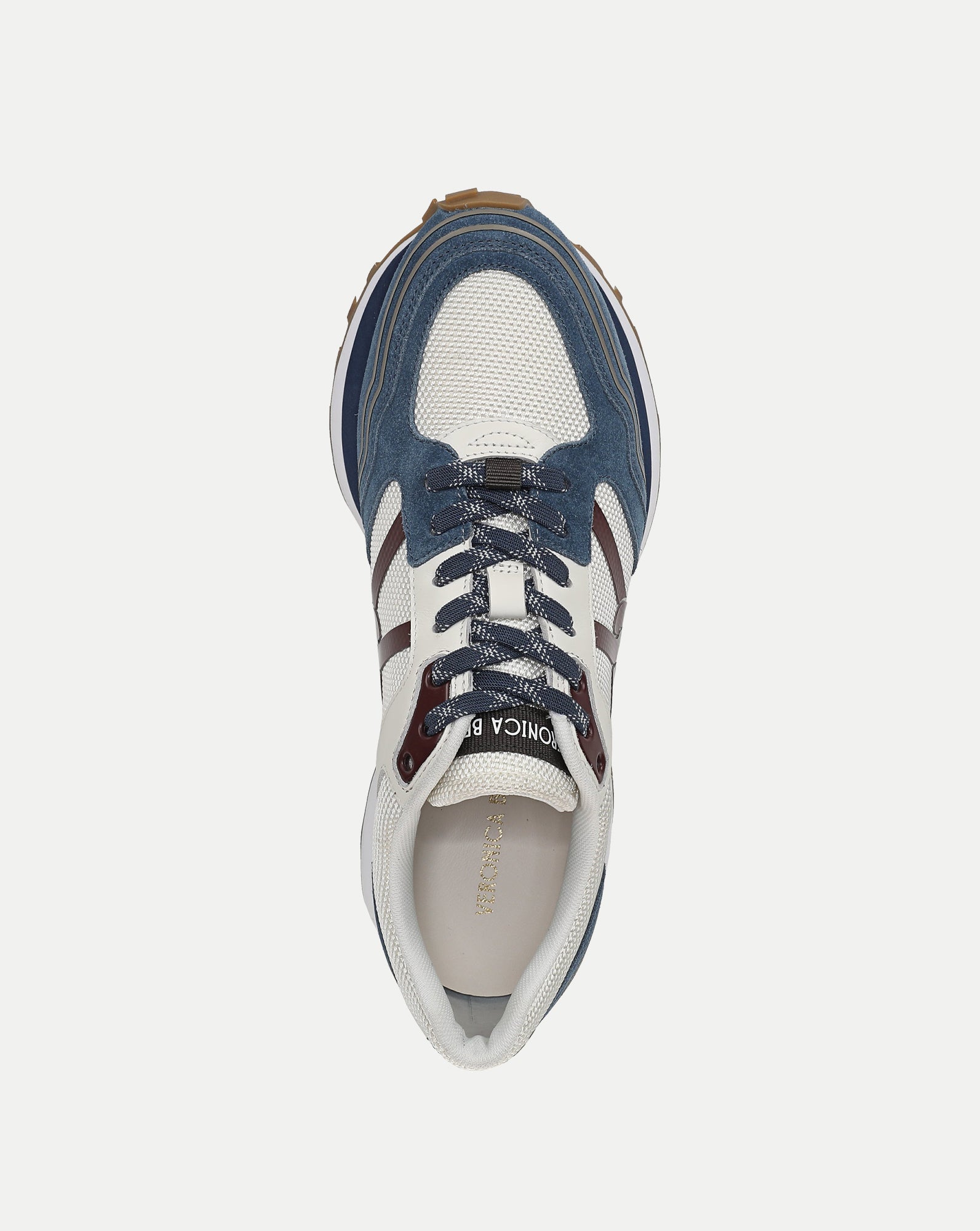 Veronica Beard Valentina Sport Sneaker - OCean/Pinot Noir