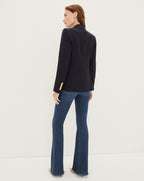 Veronica Beard Miller Linen Dickey Jacket - Navy