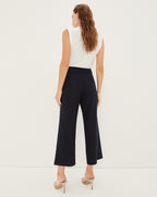 Veronica Beard Aubrie Linen Pant - Navy