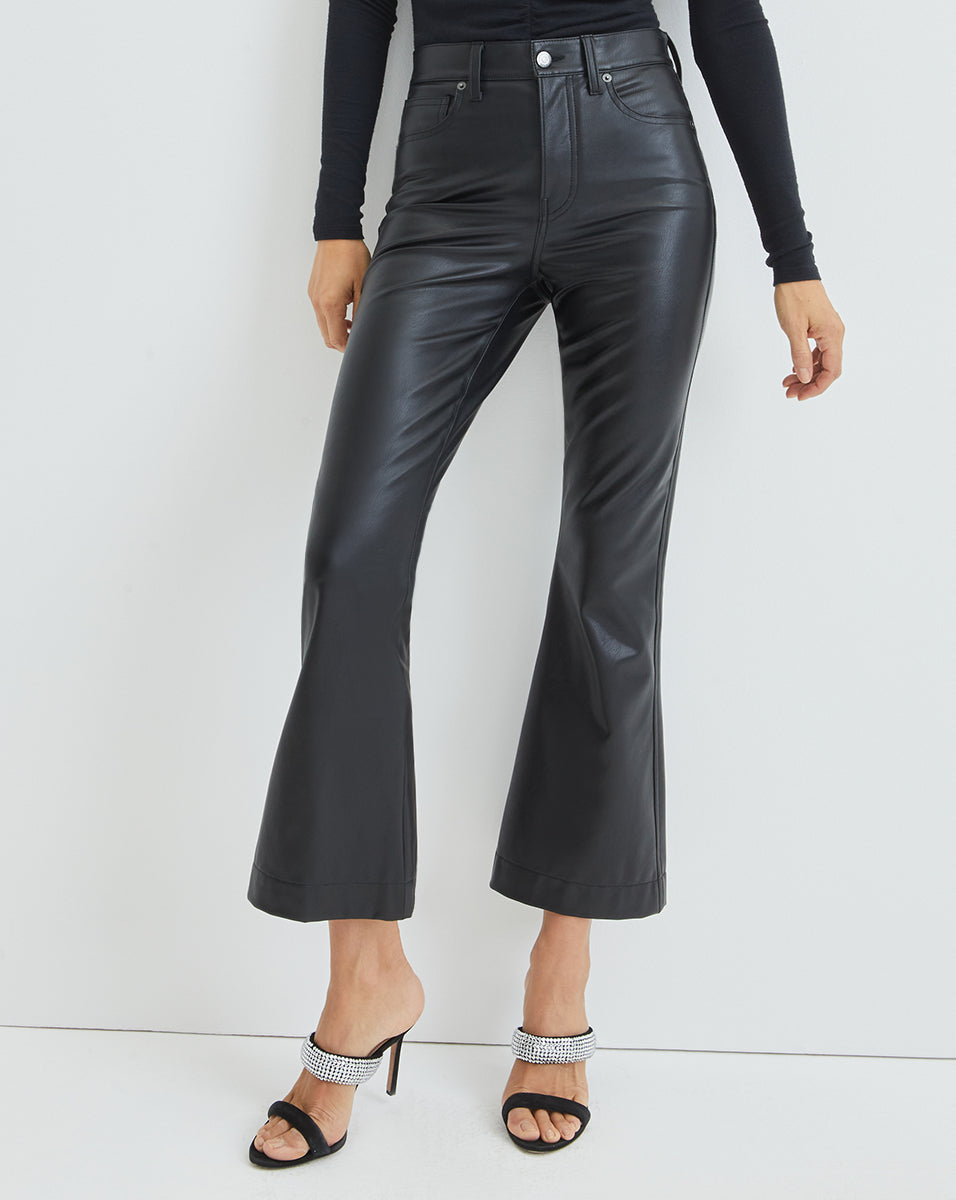 Veronica Beard Carson Kick-Flare Pant - Black