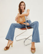 Veronica Beard Beverly Skinny-Flare Jean - Iceberg